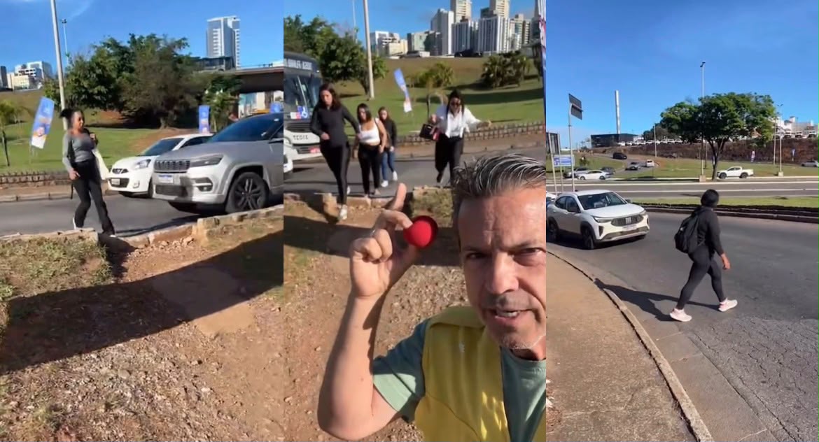EXCLUSÃO de PEDESTRES no Trevo do Belvedere